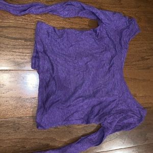 Long sleeve crop top